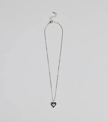 Adorable Vibe Angel Heart Charm Necklace
