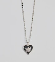 Adorable Vibe Angel Heart Charm Necklace