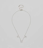Never Blend In Butterfly Chain Necklace