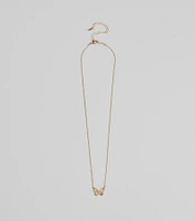 Social Butterfly Charm Necklace