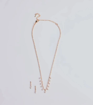 Enchant Me Necklace And Earrings Set