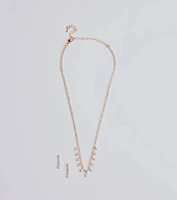 Enchant Me Necklace And Earrings Set