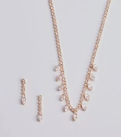 Enchant Me Necklace And Earrings Set