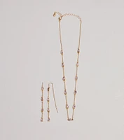 Charming Beauty Rhinestone Necklace Set