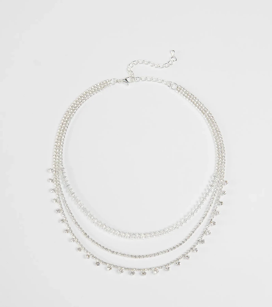 Luxe Dreams Cubic Zirconia Layered Necklace