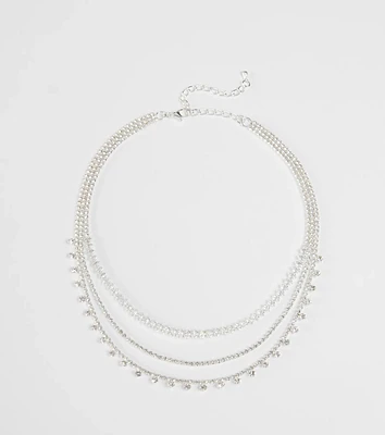Luxe Dreams Cubic Zirconia Layered Necklace
