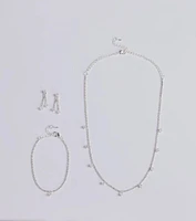 Luxe Icon Cubic Zirconia Rhinestone Jewelry Set