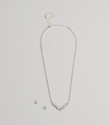 Unforgettable Luxe Cubic Zirconia Necklace Set