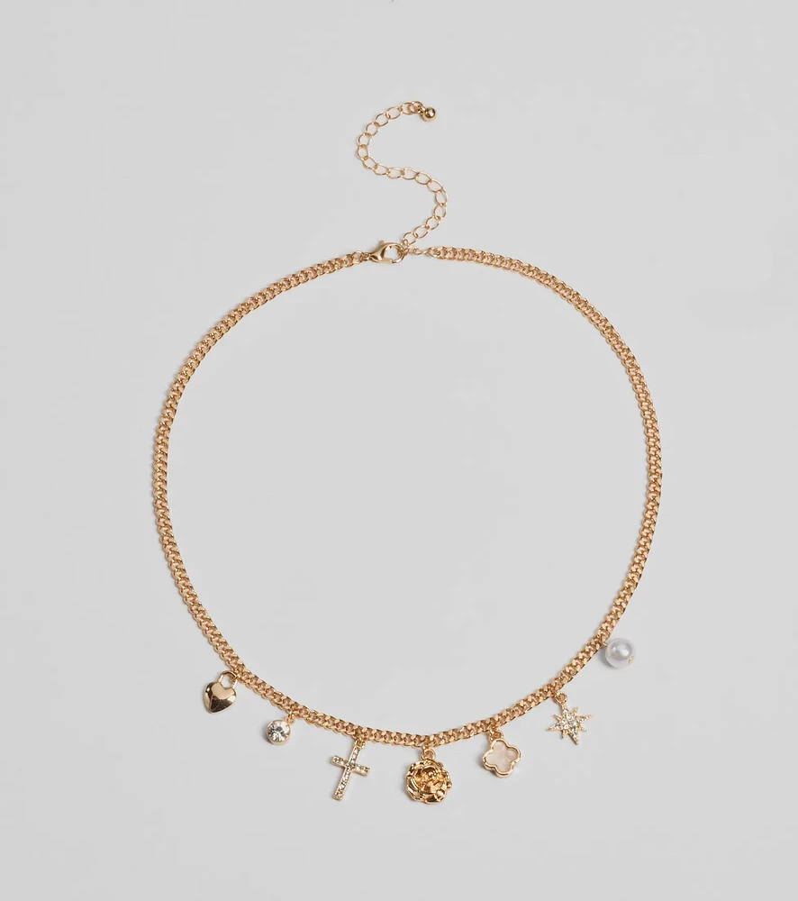 Touch Of Chic Charm Pendant Necklace