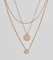 Fab Statement Layered Rhinestone Necklace Set
