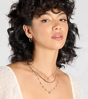 Chic Look Cubic Zirconia Layered Necklace