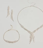 Twist Of Fate Rhinestone Jewelry Set