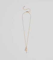 Divine Enchantment Rose Charm Necklace