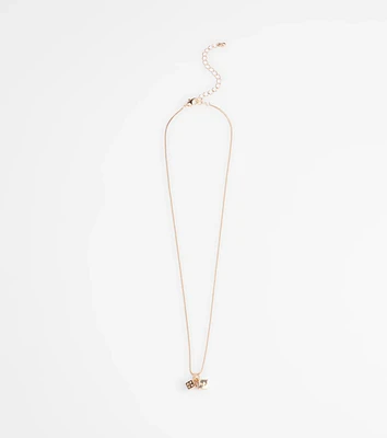 Roll The Dice Charm Necklace
