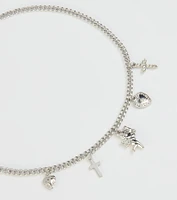 Feelin' Trendy Chain-Link Charm Necklace