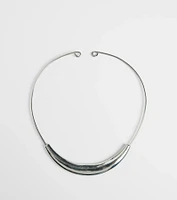 Sleek And Classic Circle Collar Necklace