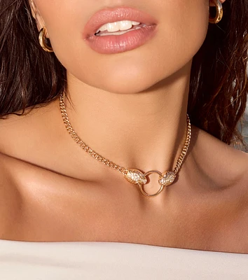 Snake Charmer Chain Necklace