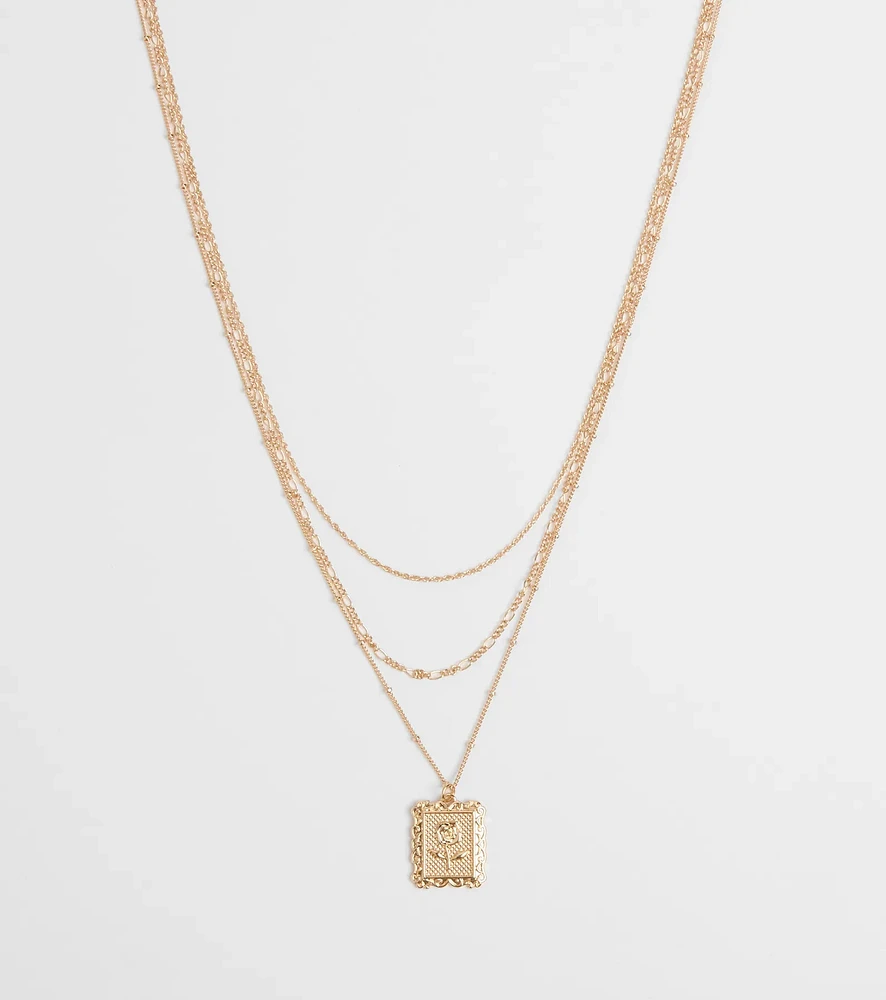 Rosy Outlook Layered Necklace
