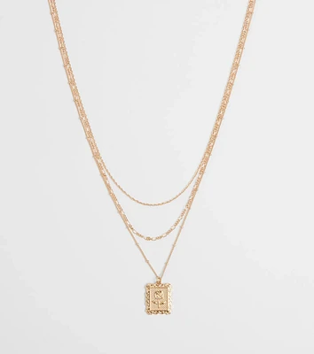 Rosy Outlook Layered Necklace