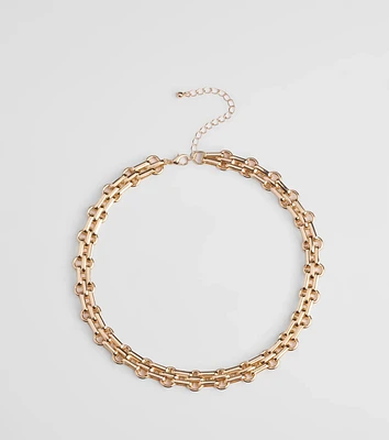 Always Linked Statement Chain Necklace