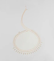 Dainty Luxe Rhinestone Layered Belly Chain