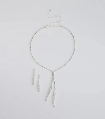 Epitome Of Elegance Necklace And Earrings Set