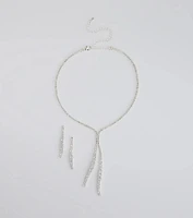 Epitome Of Elegance Necklace And Earrings Set