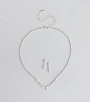 Stunning Pair Necklace And Earrings Set