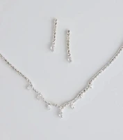 Stunning Pair Necklace And Earrings Set