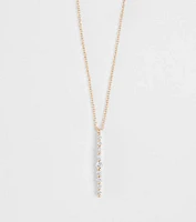 Hidden Shine Rhinestone Pendant Necklace