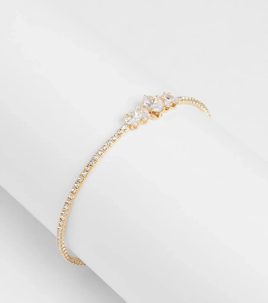 Perfect Sparkle Cubic Zirconia Bracelet