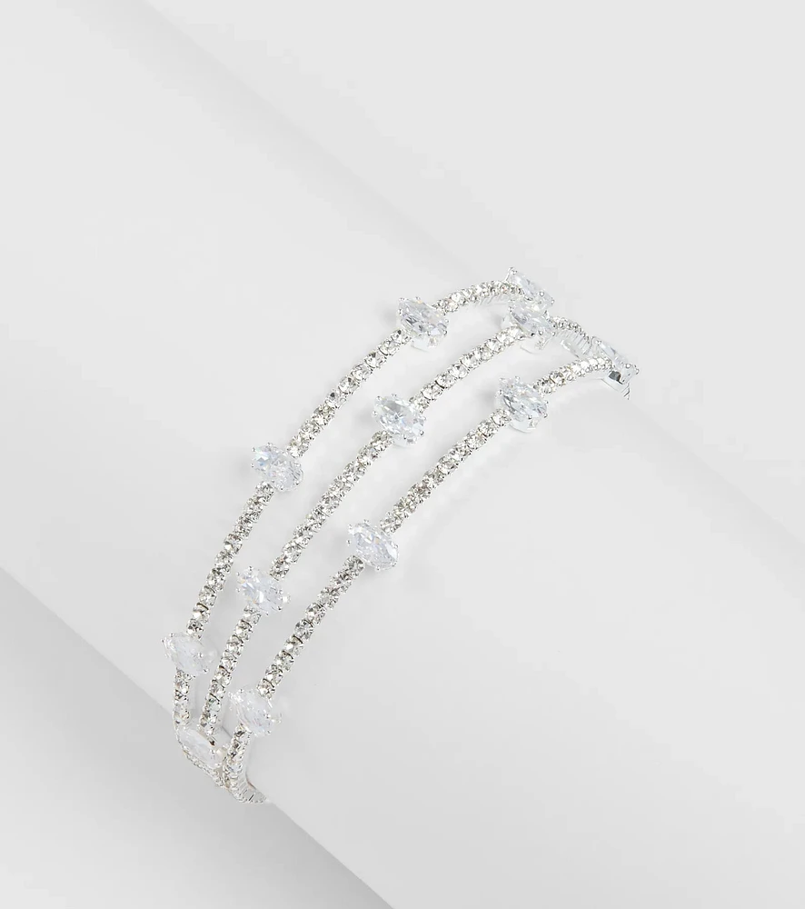 Sparkling Shine Rhinestone Bracelet