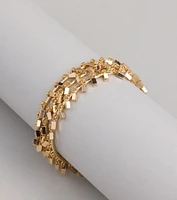 Trendy Glamour Fringe Cuff Bracelet