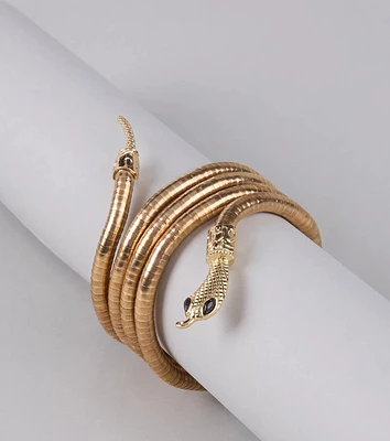 Wrapped In Power Snake Bracelet