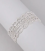 Luxe And Luminous Rhinestone Bracelet