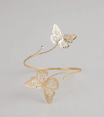 Airy Aura Butterfly Arm Cuff