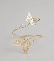 Airy Aura Butterfly Arm Cuff
