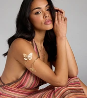 Airy Aura Butterfly Arm Cuff