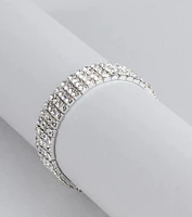 Major Glitz Rhinestone Stretch Bracelet