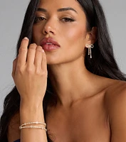 Glimmering Shine Rhinestone Cuff Bracelet