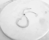 Cubic Zirconia Bolo Bracelet