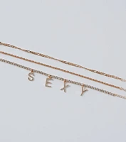 Sexy Layered Rhinestone Anklet