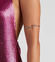 Arm Candy Faux Diamond Cuff