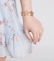 Retro Flower Statement Bracelet