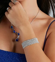 Perfect Match Rhinestone Clasp Bracelet