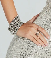 Make Some Drama Multi-Pack Rhinestone Bracelets