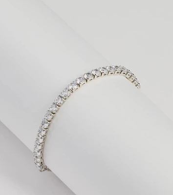 Unforgettable Shine Cubic Zirconia Slider Bracelet
