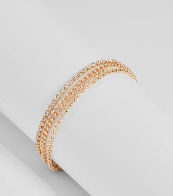 Dainty Details Three-Pack Bracelet Set