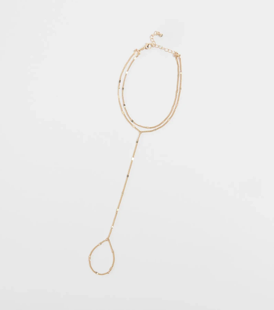 Decadent Beauty Dainty Hand Chain Bracelet