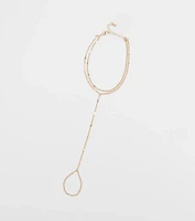 Decadent Beauty Dainty Hand Chain Bracelet